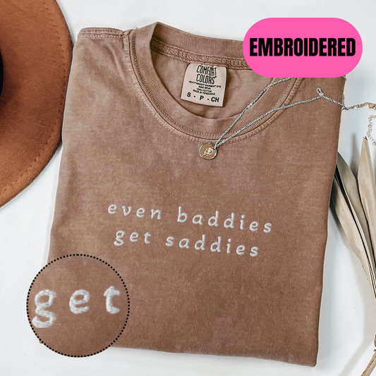 even baddies get saddies