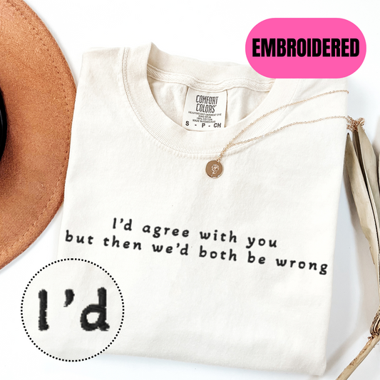 I’d agree with you but then we’d both be wrong